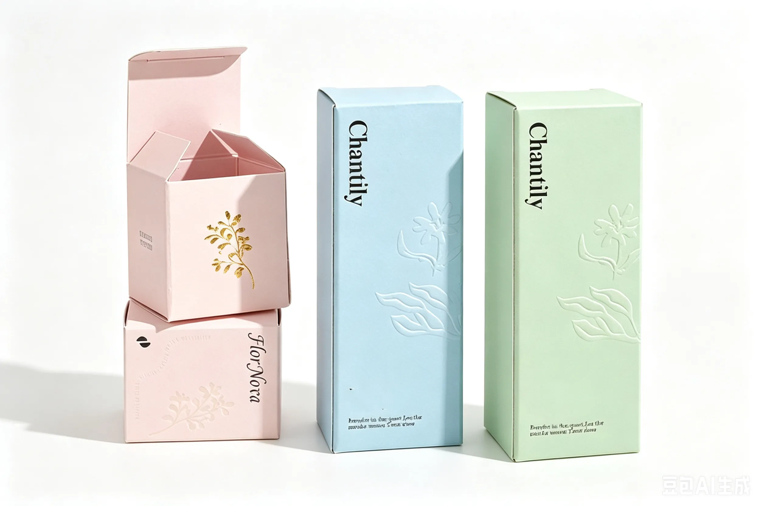 Custom printed cosmetic folding carton
