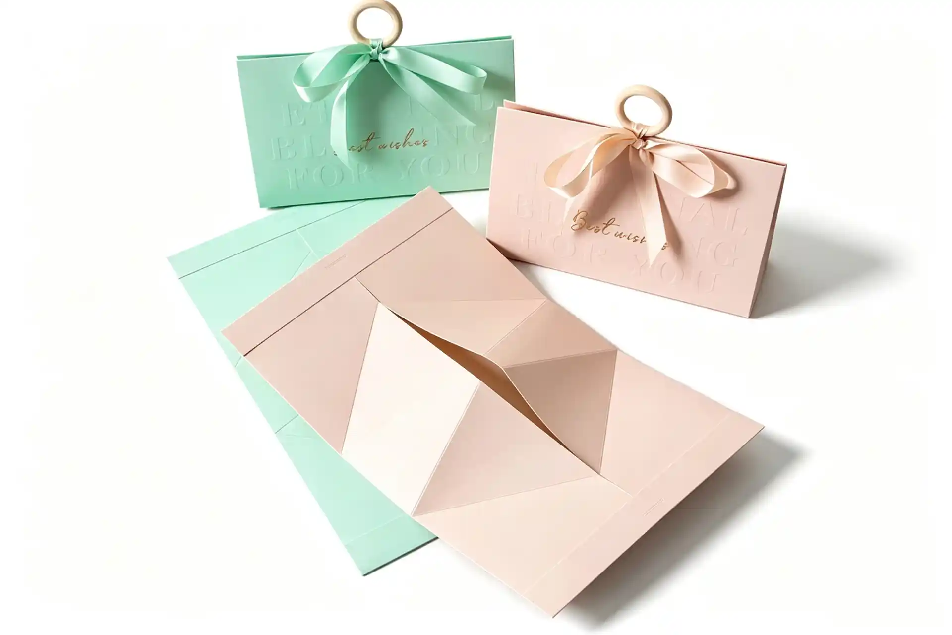 Custom foldable gift packaging box