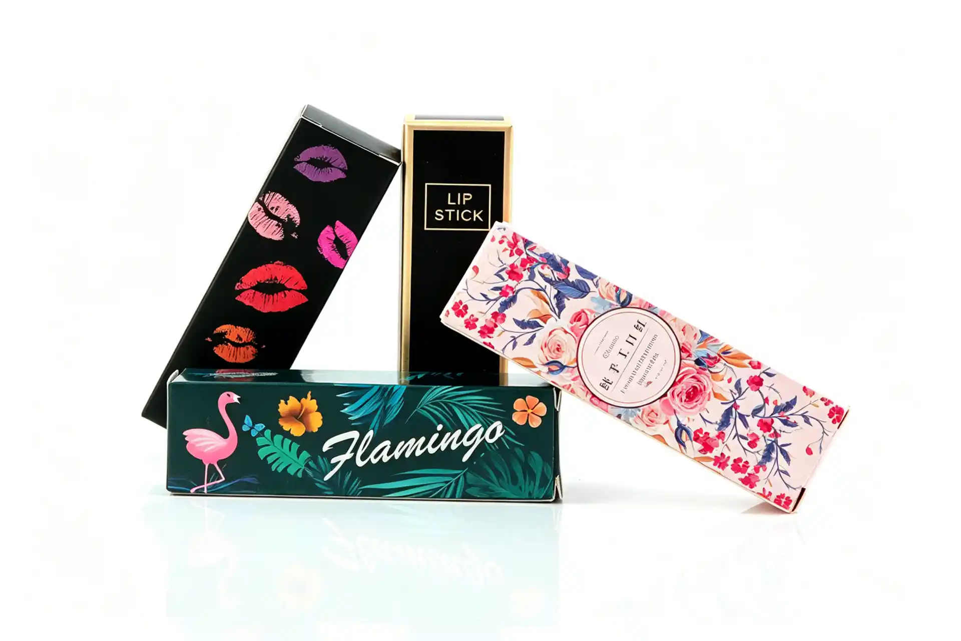Custom lipstick and small cosmetic paperboard box