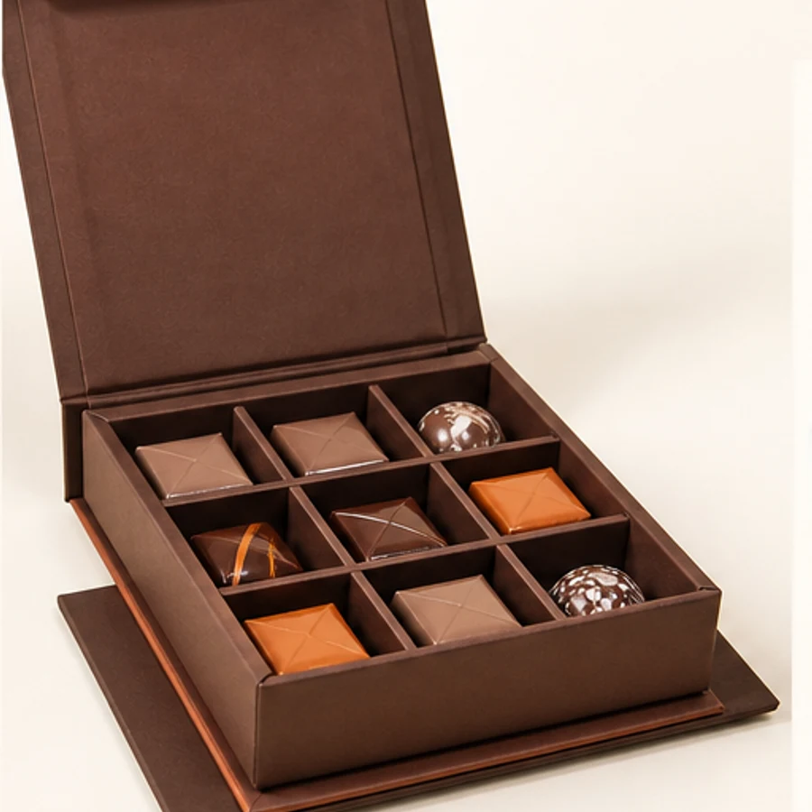 Rigid assortment box for premium selections and gifting