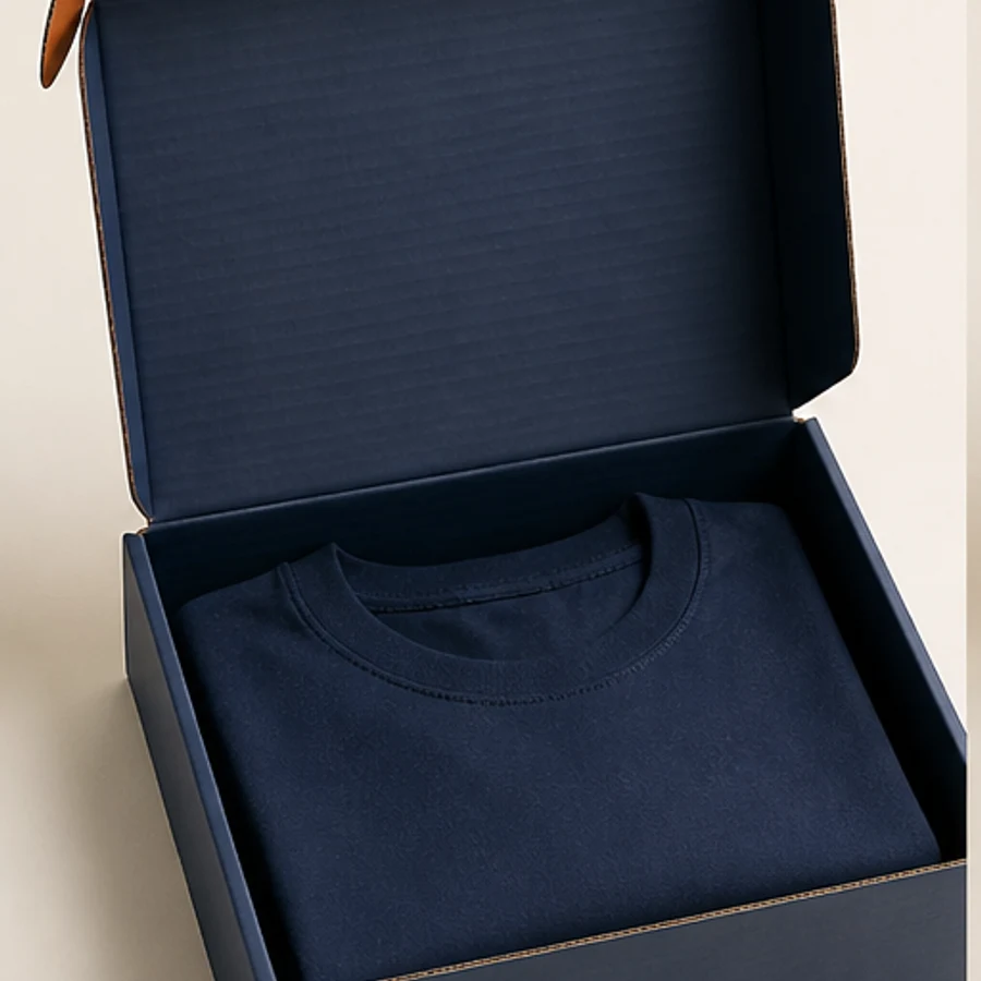 Corrugated apparel mailer for ecommerce orders and sets